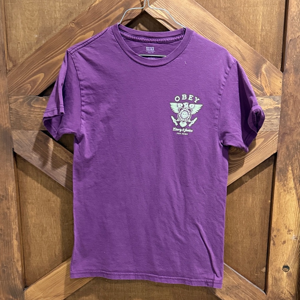 Boys Obey Short Sleeve Tee smoke free home
